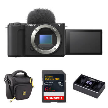 Sony ZV-E10 II Mirrorless Camera with Basic Bundle (Black)