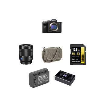 Sony a7 IV Mirrorless Camera with 24-70mm f/4 Lens and Accessories Kit
