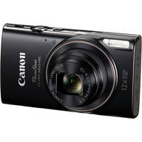 Canon PowerShot ELPH 360 HS 20.2MP Wi-Fi Digital Camera with 12x Optical Zoom and Image Stabilization, NFC Enabled (Black)