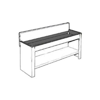Arkay Economy Stainless Steel Photo Processing Sink (30x96x6")