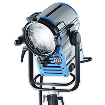 ARRI True Blue D12 HMI 1200W Black Fresnel Head (120VAC)