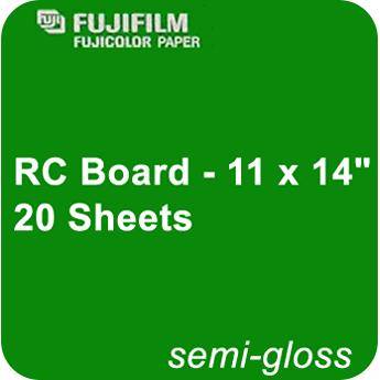 FUJIFILM Semi Gloss RC Board (11 x 14", 20 Sheets)
