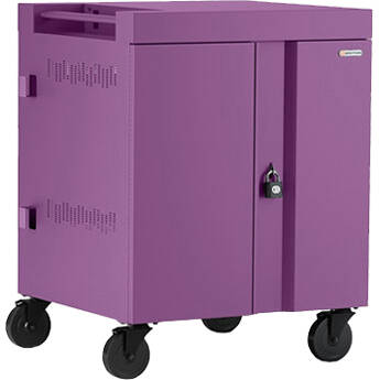 Bretford 16X Cube Cart Pre-Wired Usb-C - Orchid