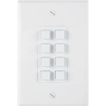 Link Bridge 8-Button 1-Gang Wall Plate Ethernet Controller