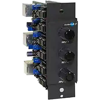 StudioHub StudioHub+ Three-Channel Stereo Mixer Panel