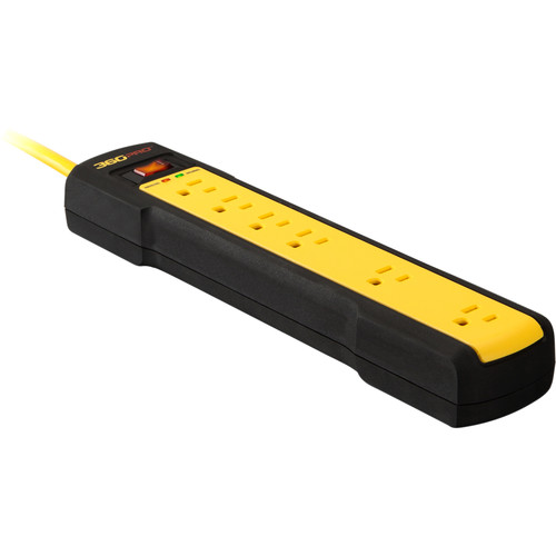 360 Electrical 6-Outlet Heavy-Duty Surge Protector Strip