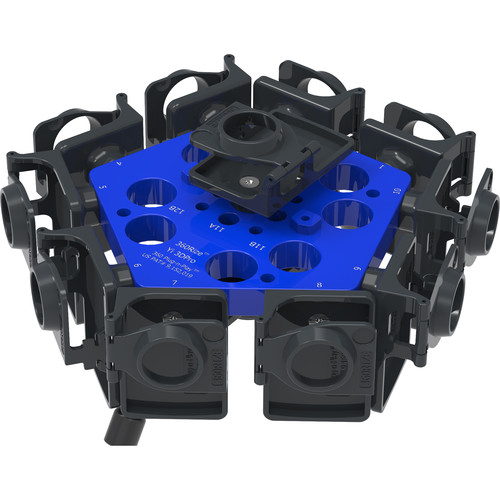 360RIZE 3DPro Plug-n-Play Rig for YI/YI 4K/YI 4K+ Action Cameras