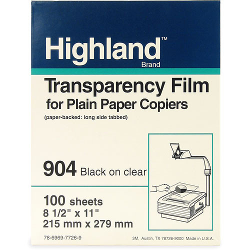 3M 904 Tartan Laser Film. 3.5mil, 8.5 x 11"  (100 Sheets)