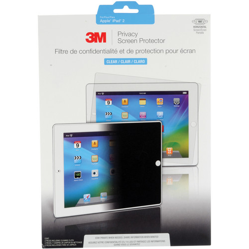 3M Privacy Screen Protector for Apple iPad 2 (Landscape)