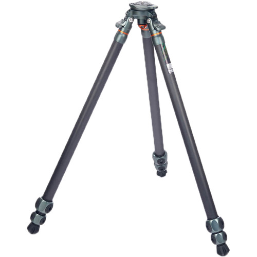 3 Legged Thing Mike Carbon Fiber Tripod Legs with Quick Leveling Base (Metallic Slate Gray)