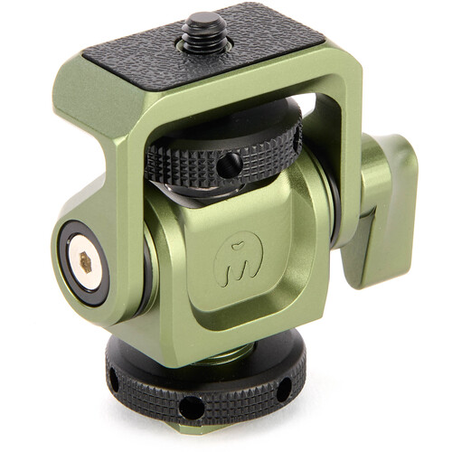 3 Legged Thing Monty 1 Mighty Mini Pan/Tilt Cold Shoe Accessory Mount (Moss)