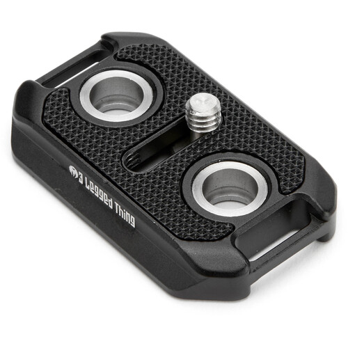 3 Legged Thing QD7 Long QR Plate with Dual QD Sockets (Black)