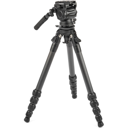 3 Legged Thing Wes Carbon Fiber Leveling Base Tripod Kit (Black)