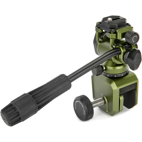 3 Legged Thing AirHed Trinity Video Head and Window Mount Clamp Kit (Moss Green)