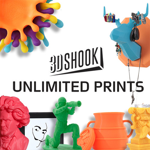 3Dshook Subscription Print on Demand (1-Month Membership)