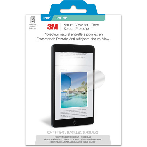 3M Natural View Anti-Glare Screen Protector for iPad mini (2-Pack)