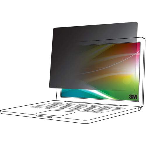 3M Bright Screen Privacy Filter for 14.1" 16:10 Laptops