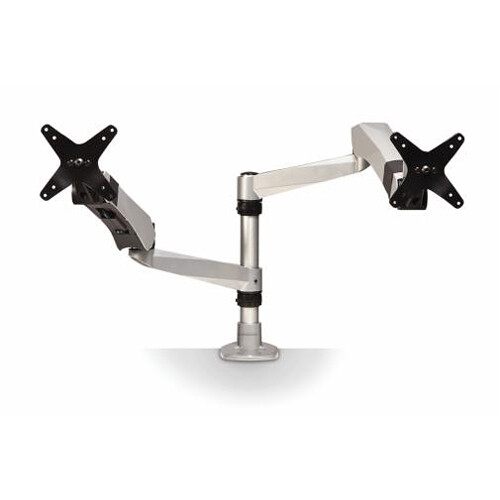 3M MA265S Adjustable Dual Monitor Arm (Silver)