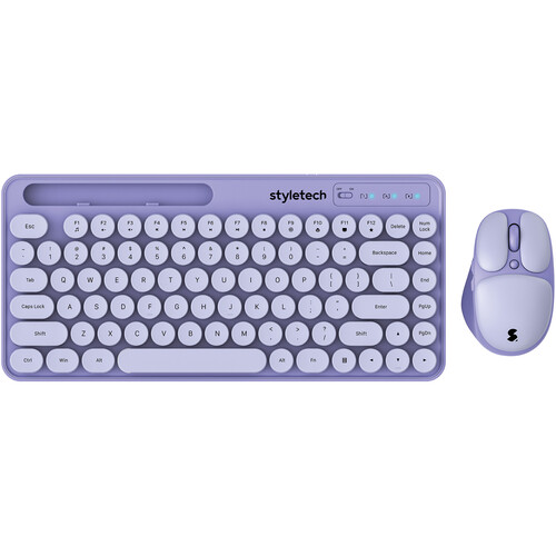 Styletech styletech MK520 Wireless Keyboard and Mouse Combo (Pastel Purple)
