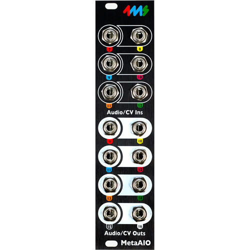 4ms MetaAIO MetaModule Audio Expander (6 HP)