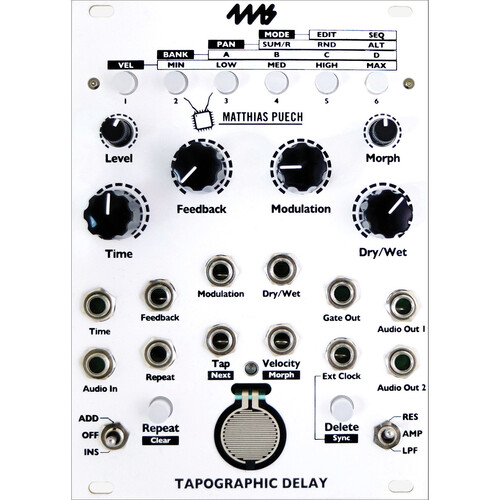 4ms Tapographic Delay Eurorack Module (18 HP)