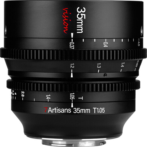 7Artisans 35mm T1.05 Vision Cine Lens (E Mount, Feet/Meters)