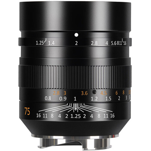 7Artisans 75mm f/1.25 II Lens (Leica M) M75F125-II B&H Photo