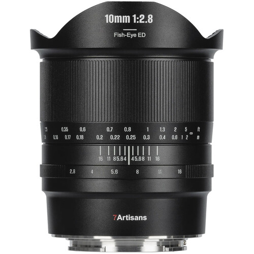7Artisans 10mm F2.8 II Fisheye ED Lマウント 7Artisans 10mm f/2.8 Mark II Lens (Leica L) 10F28B-L II B&H