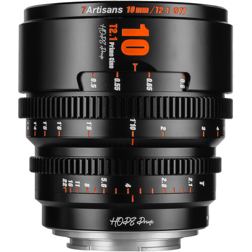 7Artisans Hope 10mm T2.1 S35 Cine Lens (Micro Four Thirds, Black)
