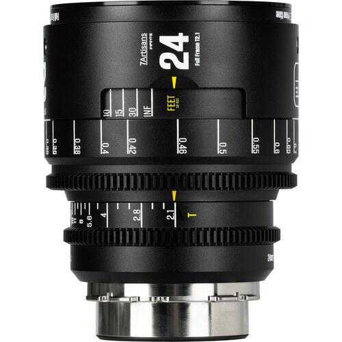 7Artisans INFINTE 24mm T2.1 Cine Lens (Canon EF, Black)