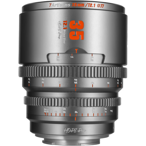 7Artisans Hope 35mm T2.1 S35 Cine Lens (Micro Four Thirds, Titanium Gray)