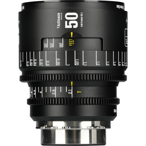 7Artisans INFINTE 50mm T2.1 Cine Lens (ARRI PL, Black)