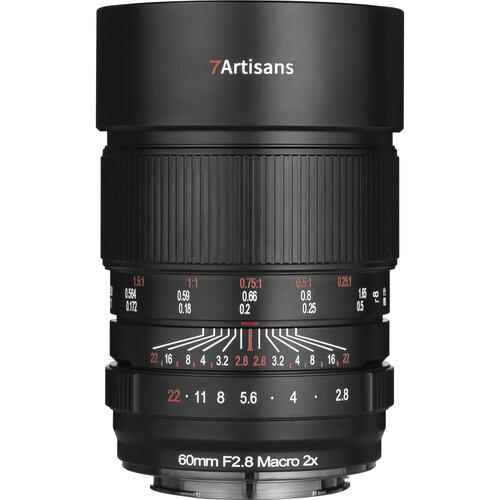 7Artisans 60mm f/2.8 Macro 2x Lens (Sony E) 60F28(2X)B-E B&H