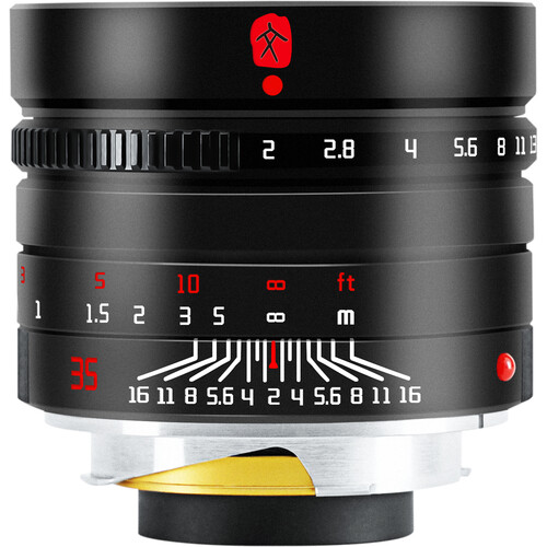 7Artisans 35mm F2 ブラックライカM 7Artisans 35mm f/2 Mark II Lens for Leica M (Black) A901B-II B&H
