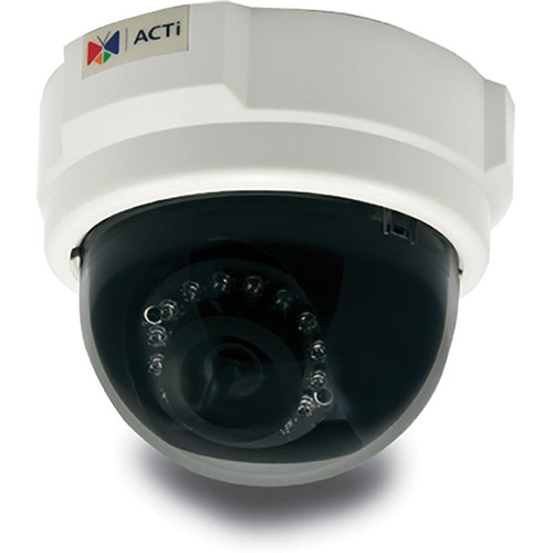 ACTi E52 1 MP Indoor Day & Night Dome Camera with IR Illuminator