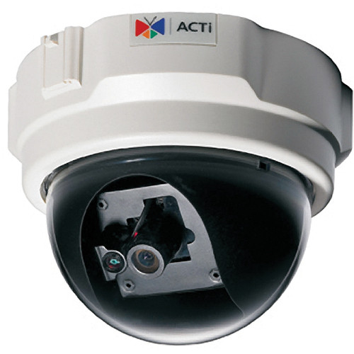 ACTi TCM-3411 H.264 Megapixel IP PoE D/N Fixed Dome Camera