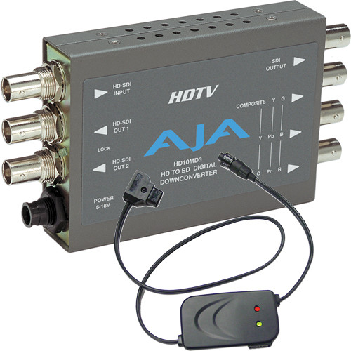 AJA HD10MD3 HD to SDI Downconverter with P-Tap Adapter Cable