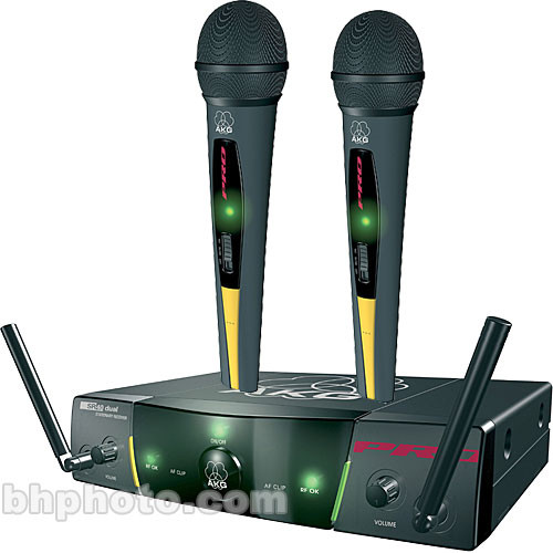 AKG WMS40 Wireless Handheld Microphone System 7661 X 05120 B&H