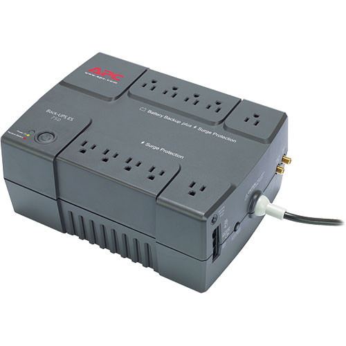 APC Back-UPS ES USB 750VA with Telephone and Coaxial Protection 120V