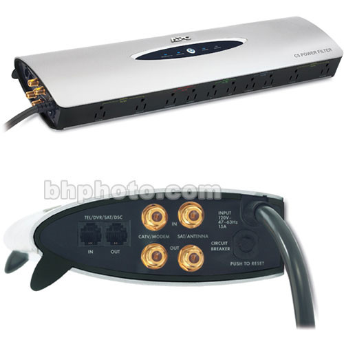 APC C5 Home Theater Power Filter & Surge Protector - Silver