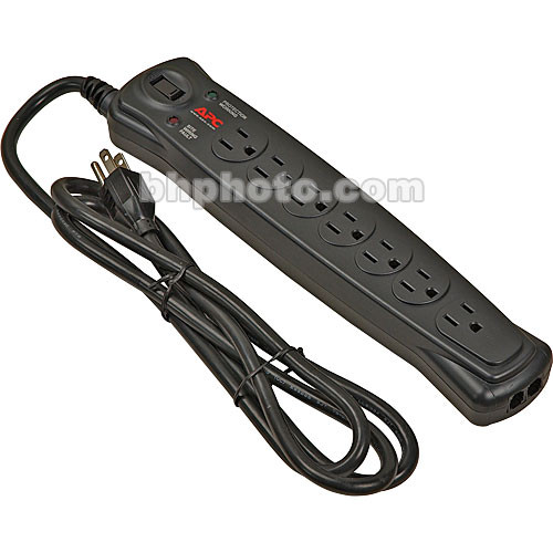 APC Essential SurgeArrest 7-Outlet Surge Protector with Phone Protection