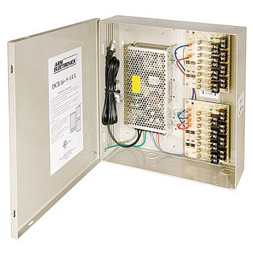 ARM Electronics 4 Camera 12VDC UL Listed Power Supply