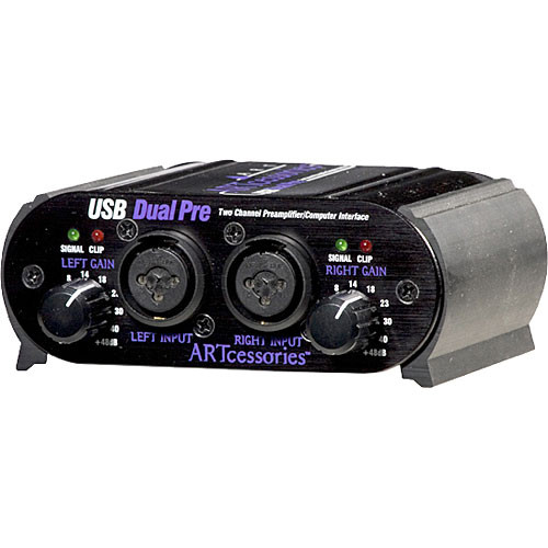 ART USB Dual Pre - Portable Preamp and USB Computer Interface