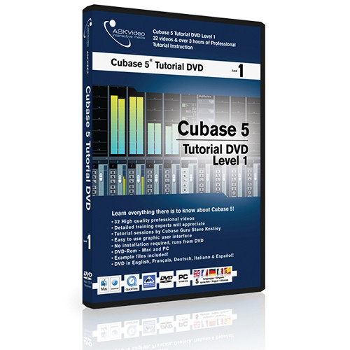 ASK Video DVD: Cubase 5 Tutorial DVD Level 1 (Academic)