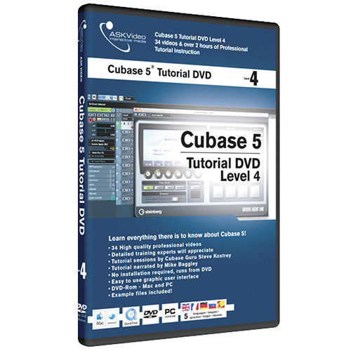 ASK Video DVD: Cubase 5 Tutorial DVD (Level 4)