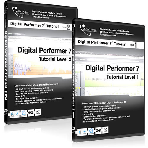 ASK Video Tutorial DVD: Digital Performer 7 Tutorial Bundle (Educational Discount)