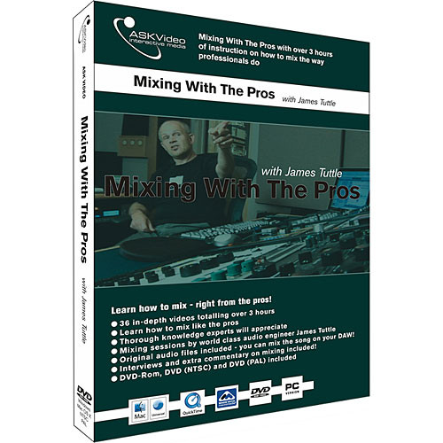 ASK Video DVD: Mixing with the Pros by James Tuttle, John McVey