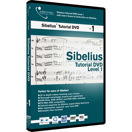 ASK Video Tutorial DVD: Sibelius Level One ONLY (Academic)