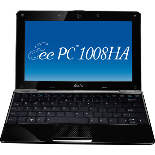 ASUS Eee PC 1008HA-PU17 Seashell Netbook Computer (Pearl Black)