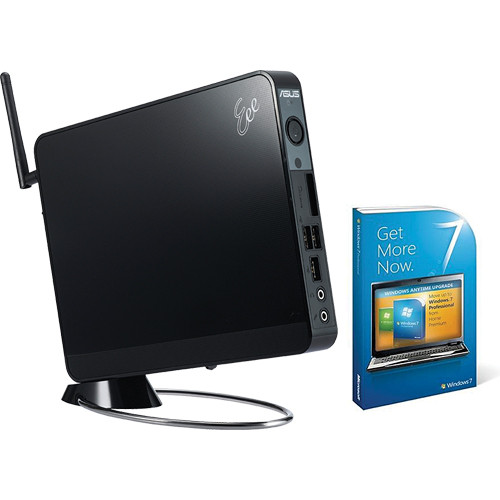 ASUS EeeBox PC EB1012 Desktop Computer with Windows 7 Professional Upgrade (Black)
